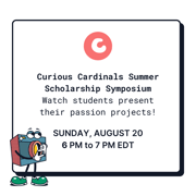 Summer Scholarship Symposium